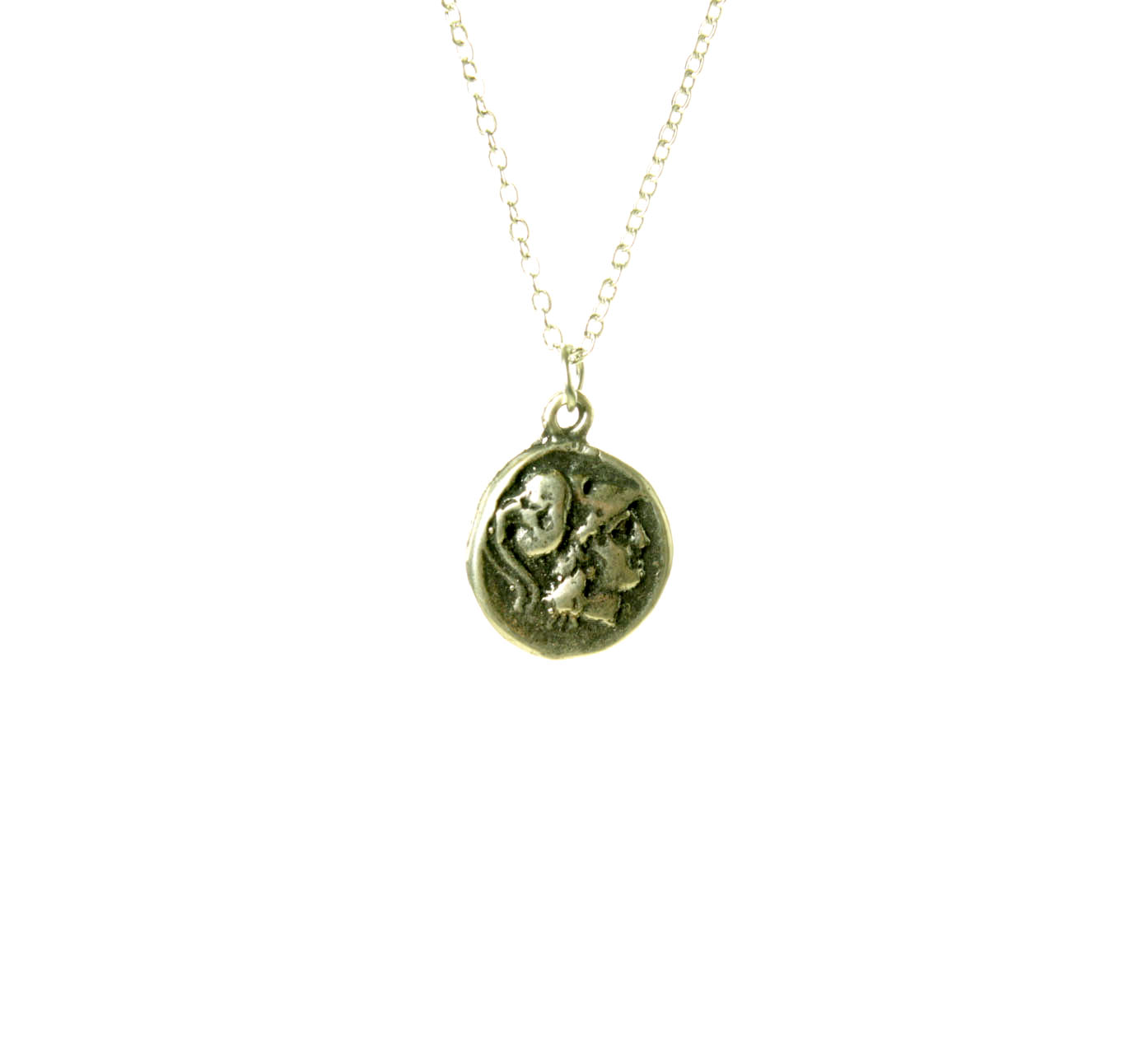 Antique Male Partial Face Coin | 3458