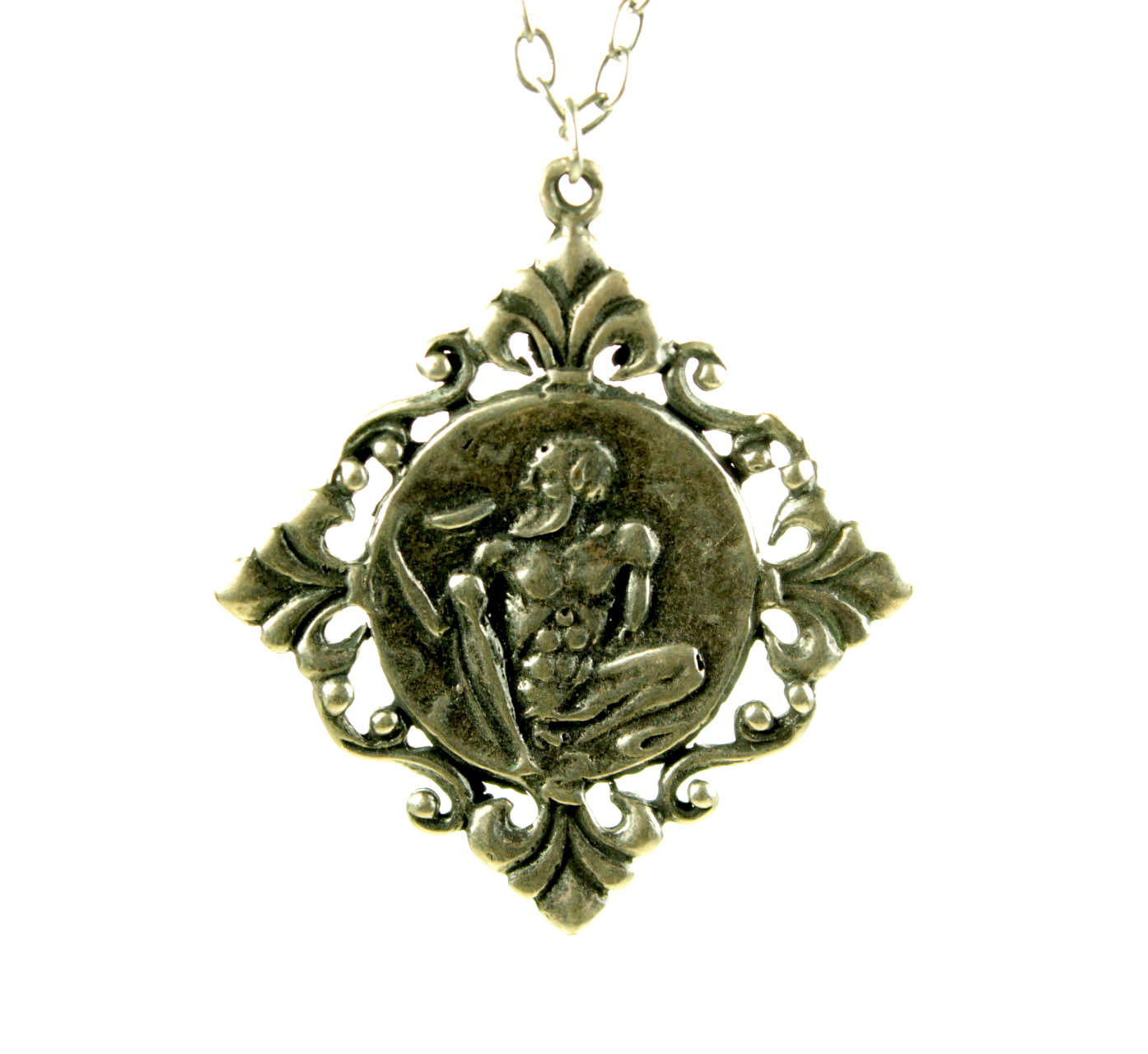 Vine Beaded Ancient Figurine Coin | 3470