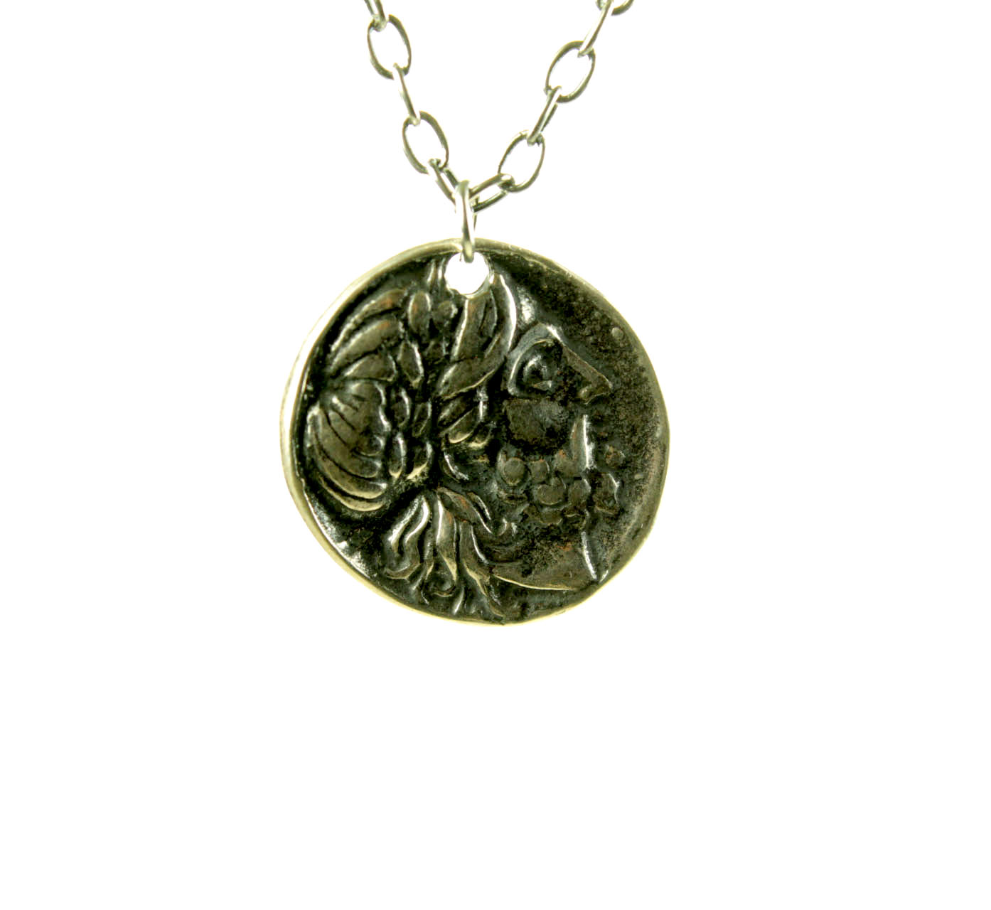 Decorated Facial Aged Coin | 3472