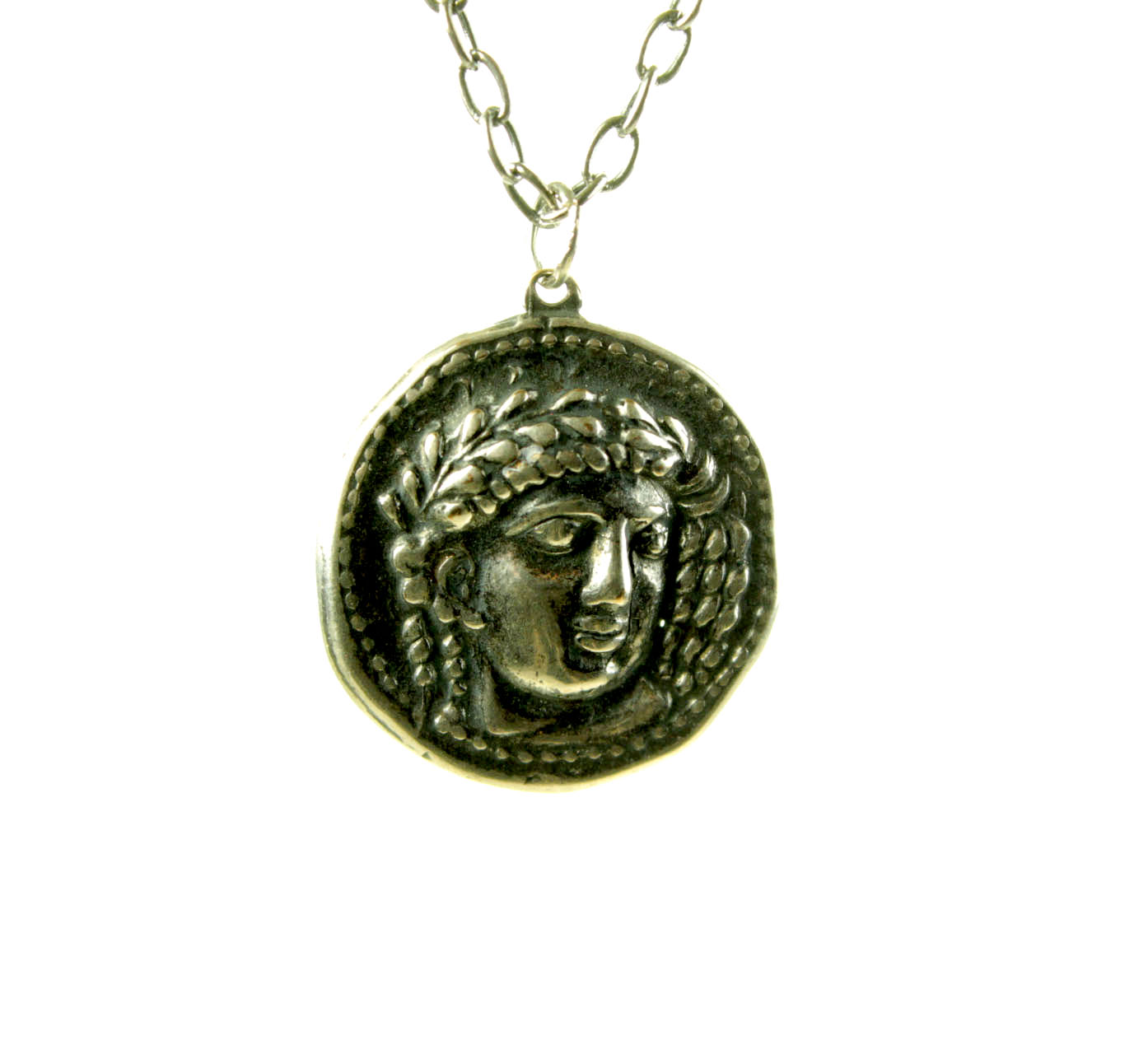 Dotted Facial Greek/Roman Coin | 3474