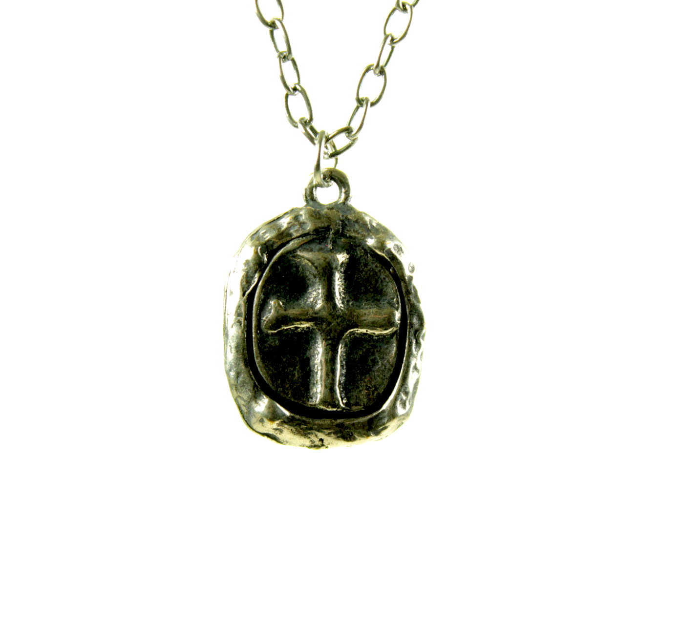 Greek Cross Coin Pendant | 3485