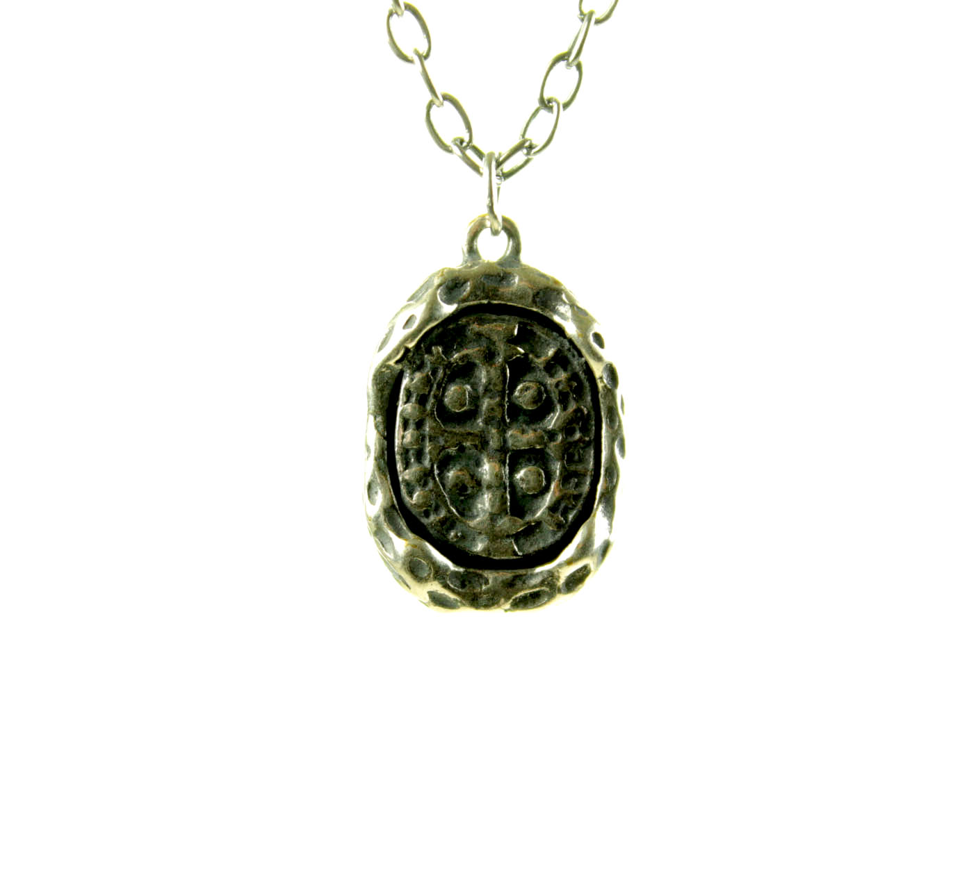 Greek Dotted Cross Coin | 3487