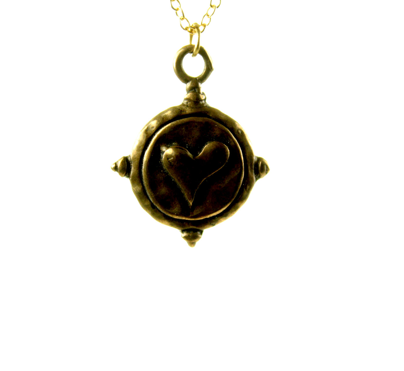 Crowned Points Heart Coin | 3491