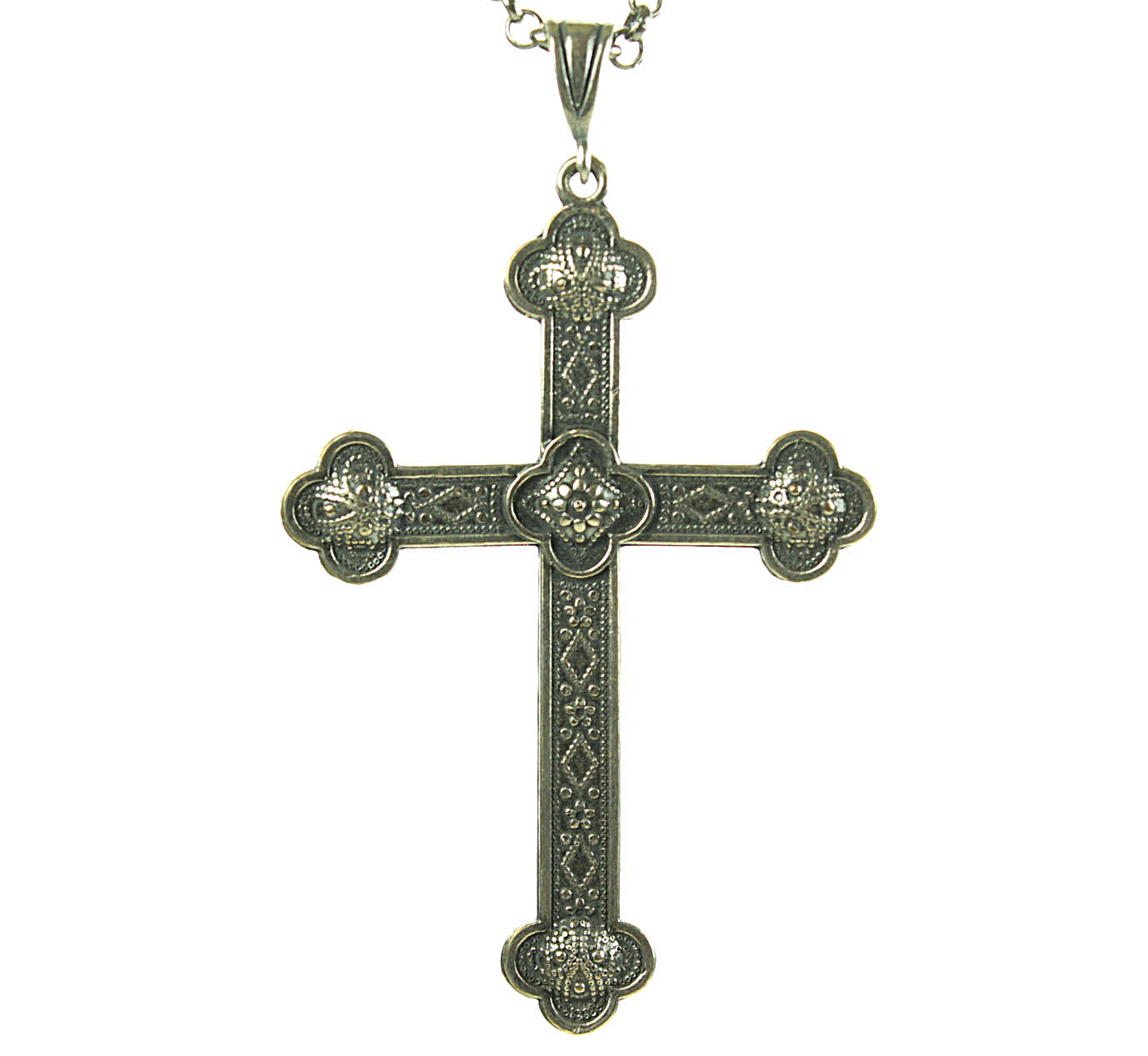 Trefoil Flower Cross Pendant | 3517