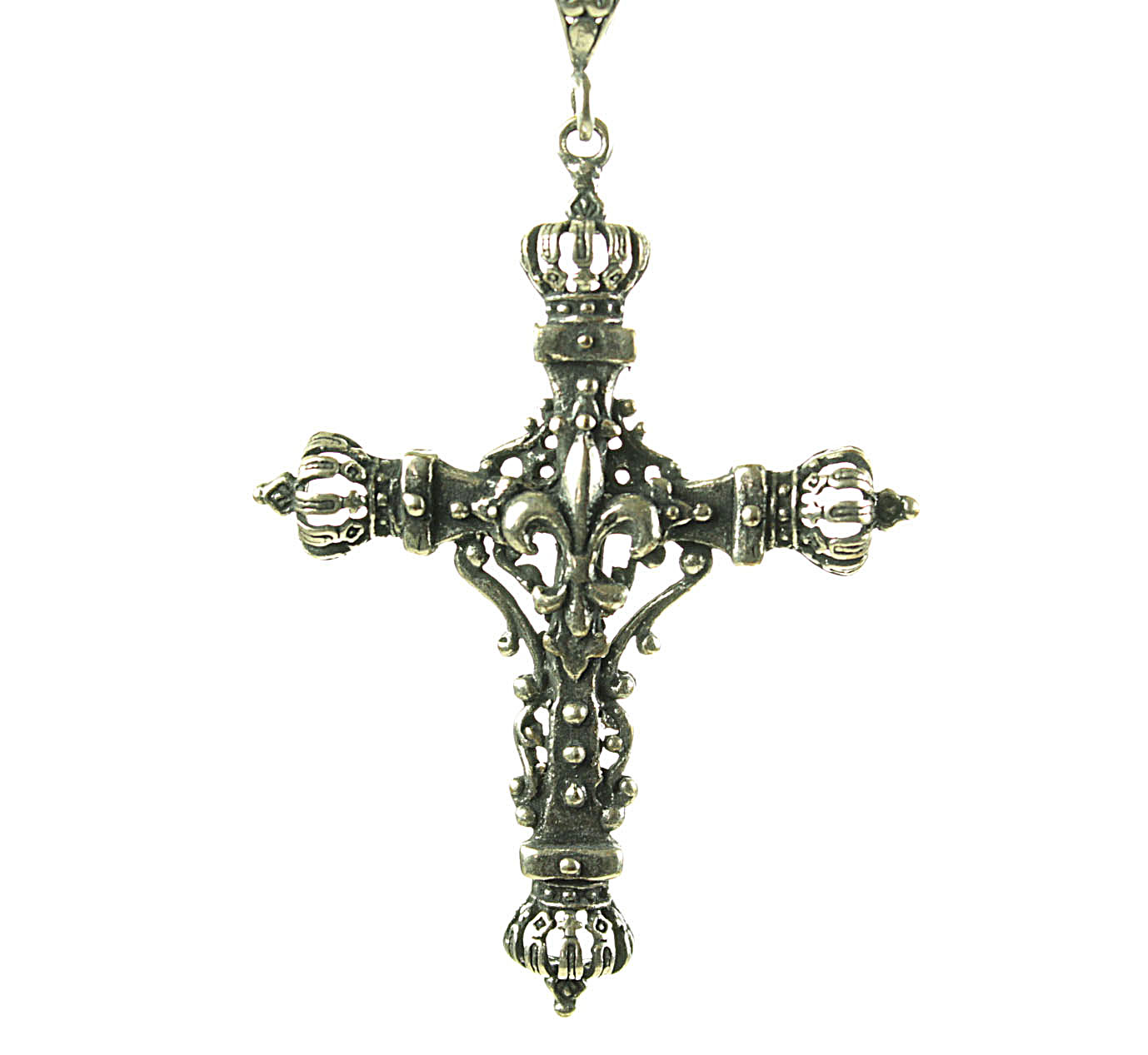 Crowned Cross Pendant | 3520