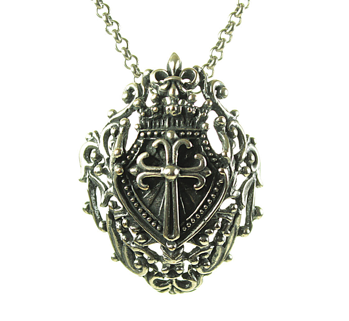 Armored Interlocking Cross Pendant | 3521