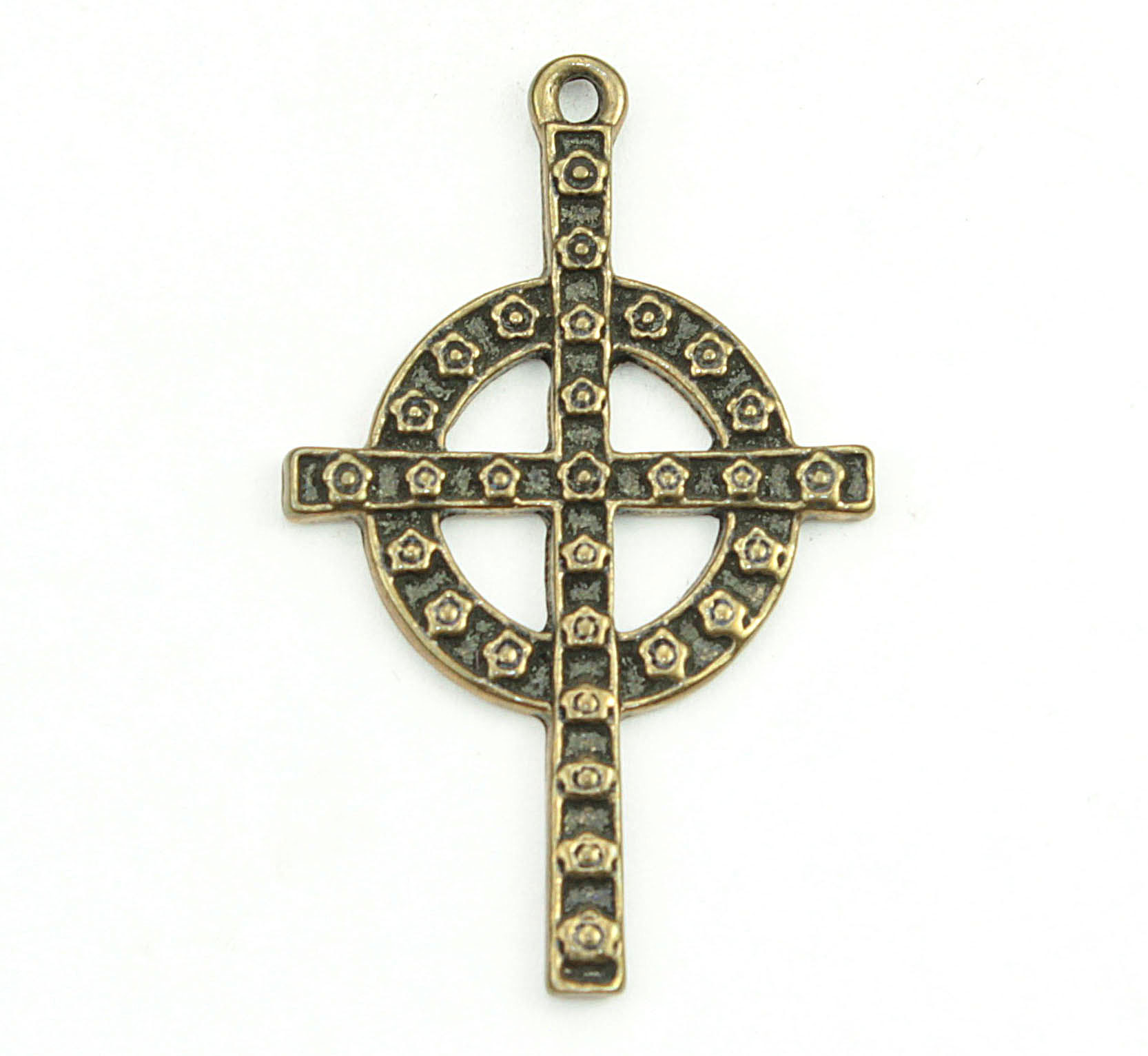 Celtic Floraled Cross Pendant | 3538