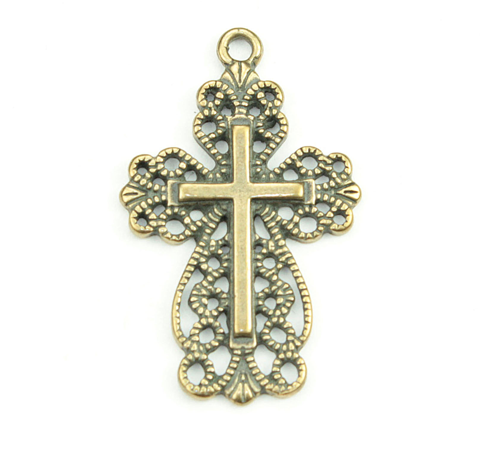 Latin Crosses Beaded Pendant | 3555