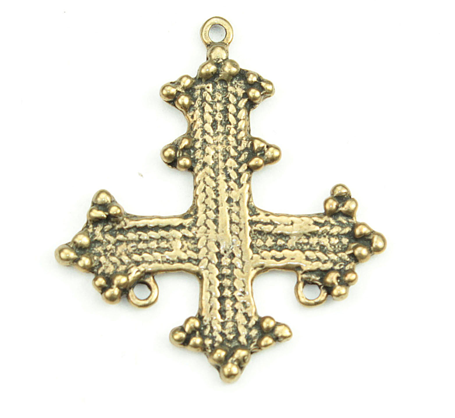Cross Upside Down Roped Pendant | 3557