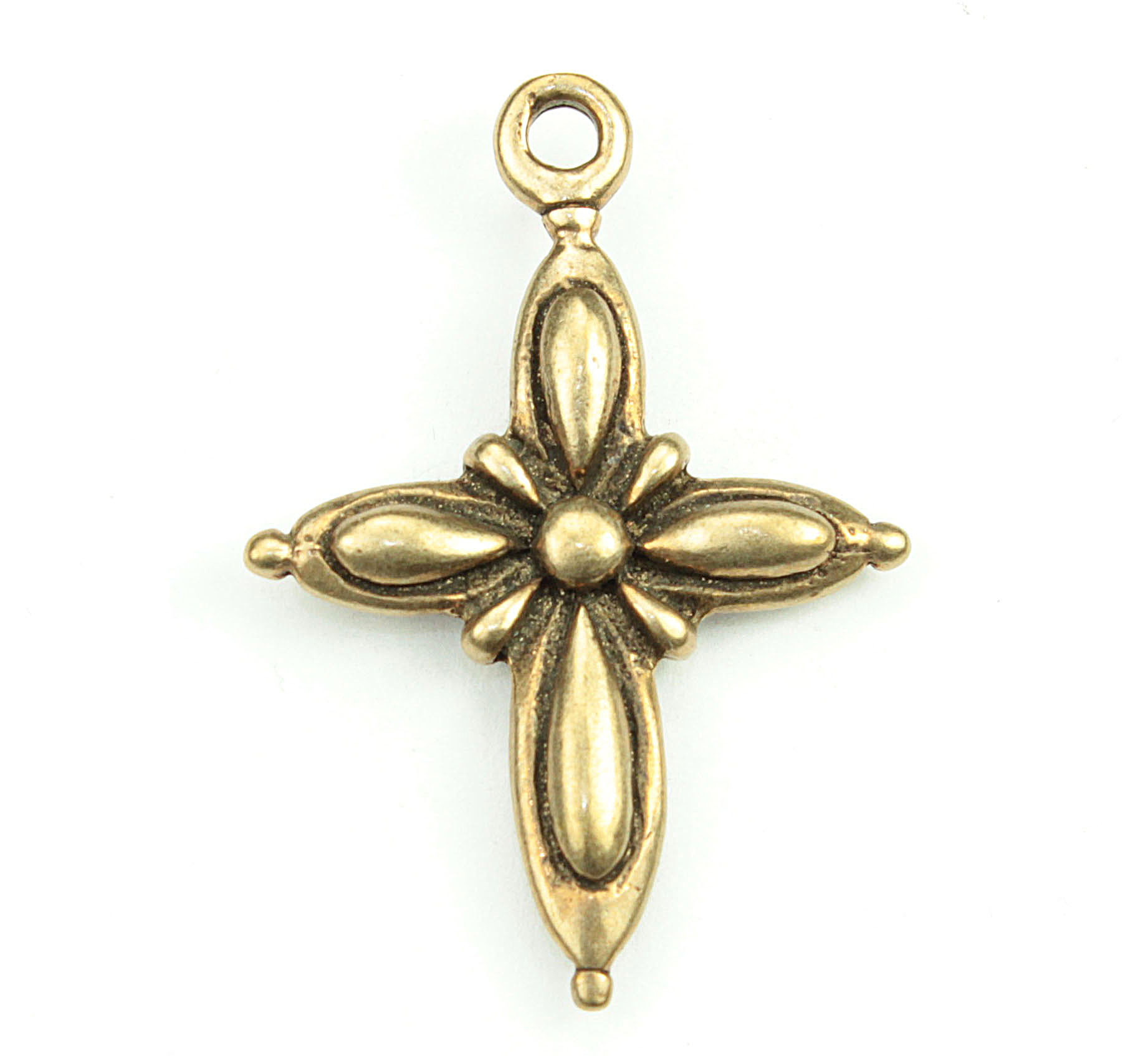 Tear Drop Cross Pendant | 3562
