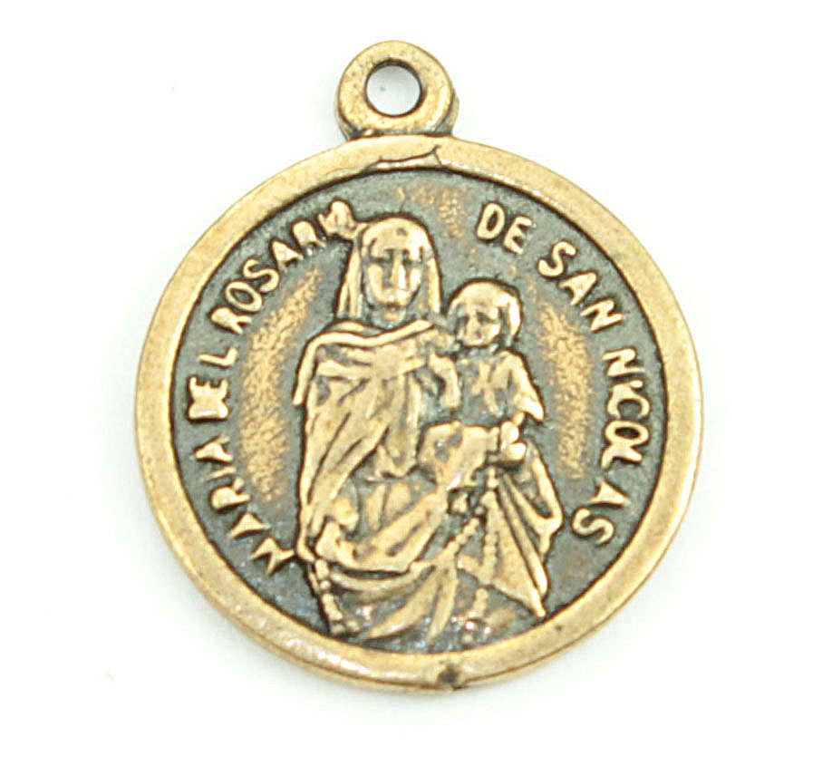 Maria Del Rosar De San Nicolas Ancient Coin Pendant | 3653