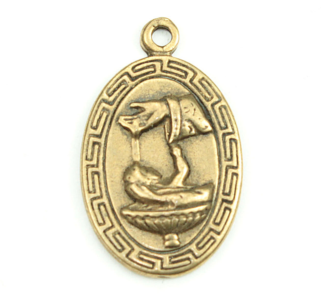Baptism Religious Oval Medallion | 3670