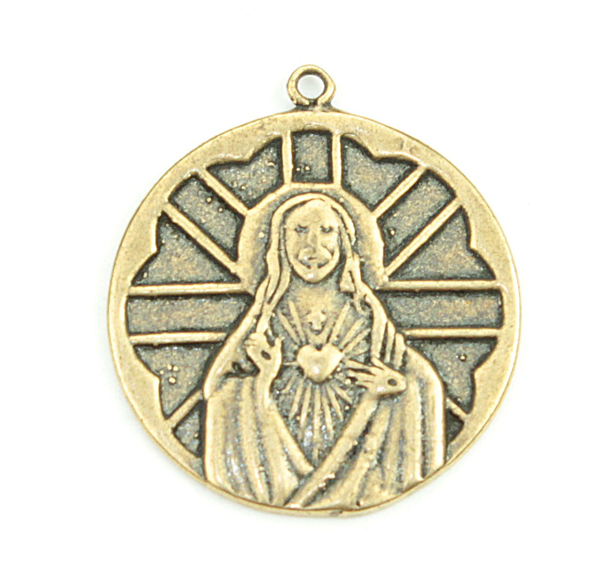 Divine Heart of God Religious Coin Pendant | 3677