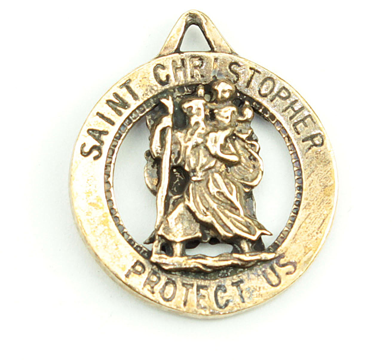St. Christopher Catholic Protect Us Open Medallion | 3690