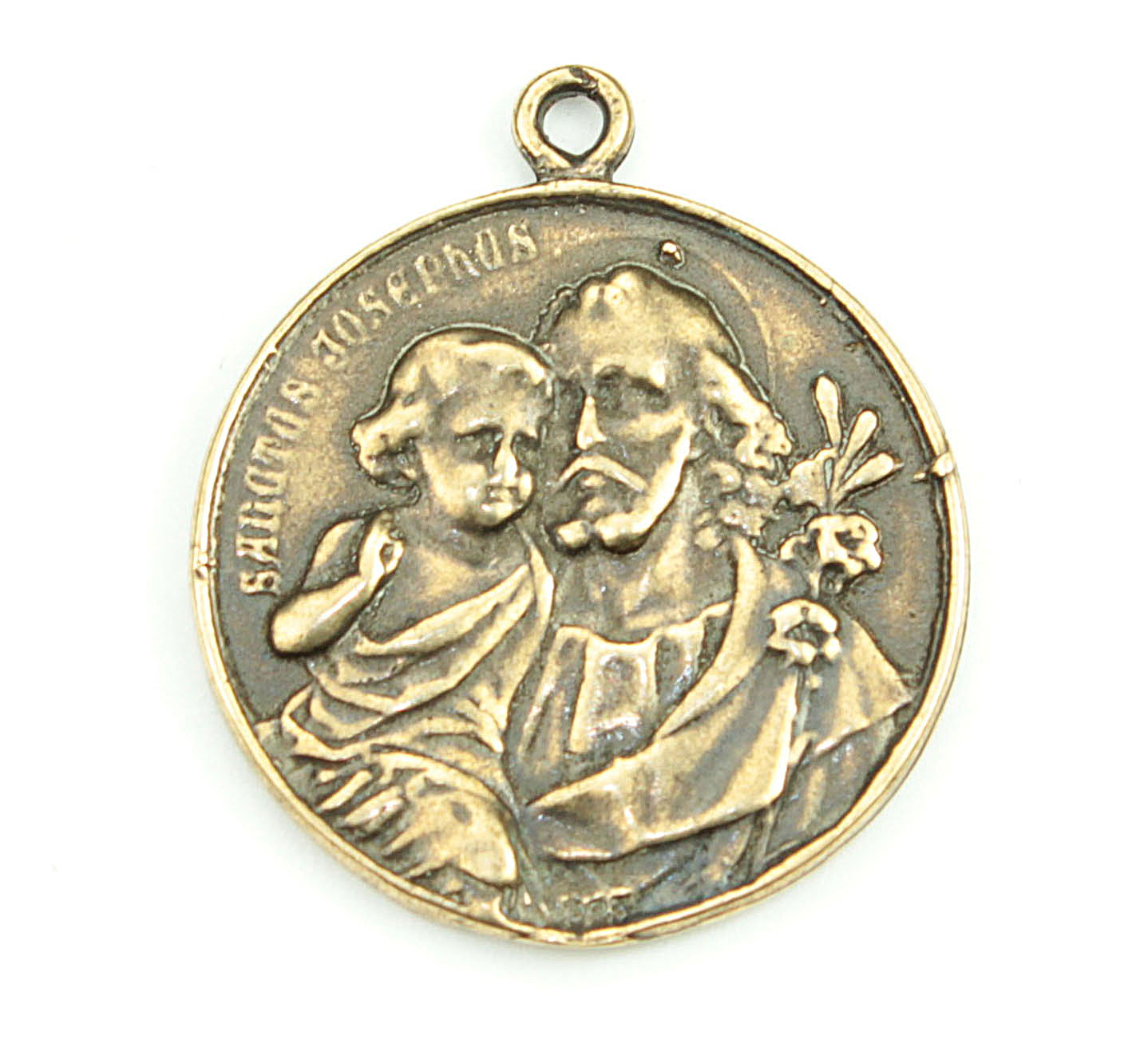 Sanctus Josephus Opifer Ancient Religious Medallion | 3694