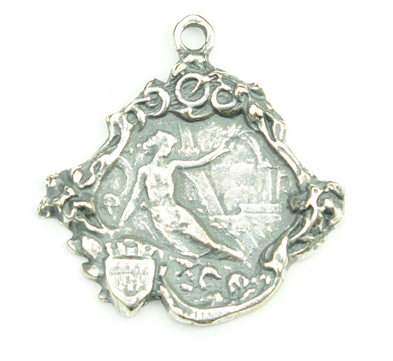 Pendant Etched French Woman | 3723
