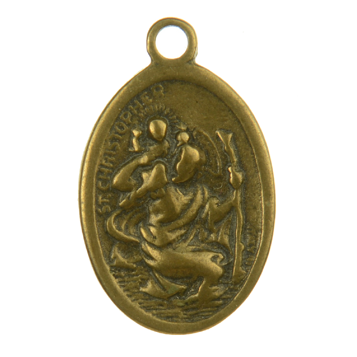 St. Christopher Ancient Abstract Medallion | 4080