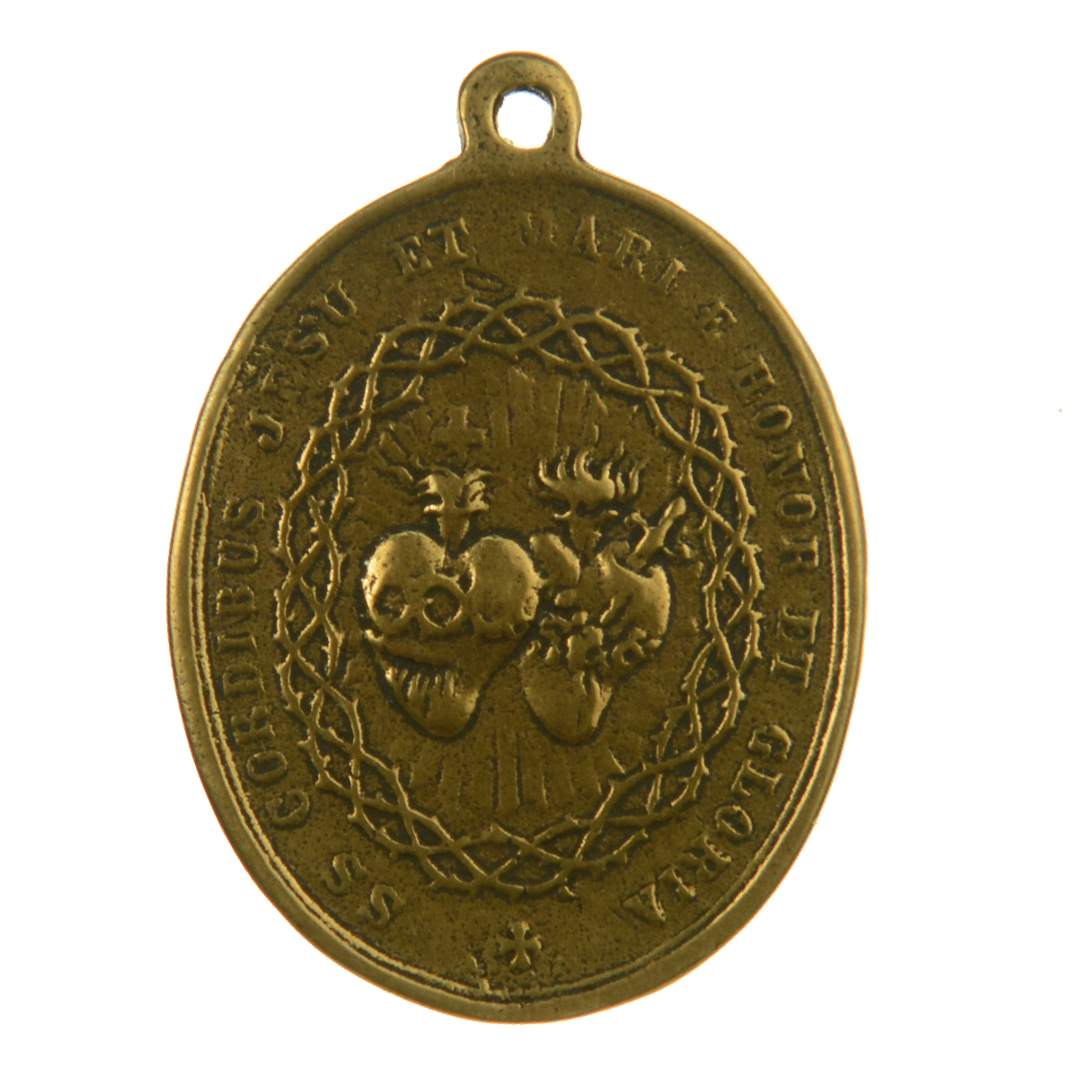 SS Cordibus Jesu Et Marie Honor Et Marie Medallion | 4105