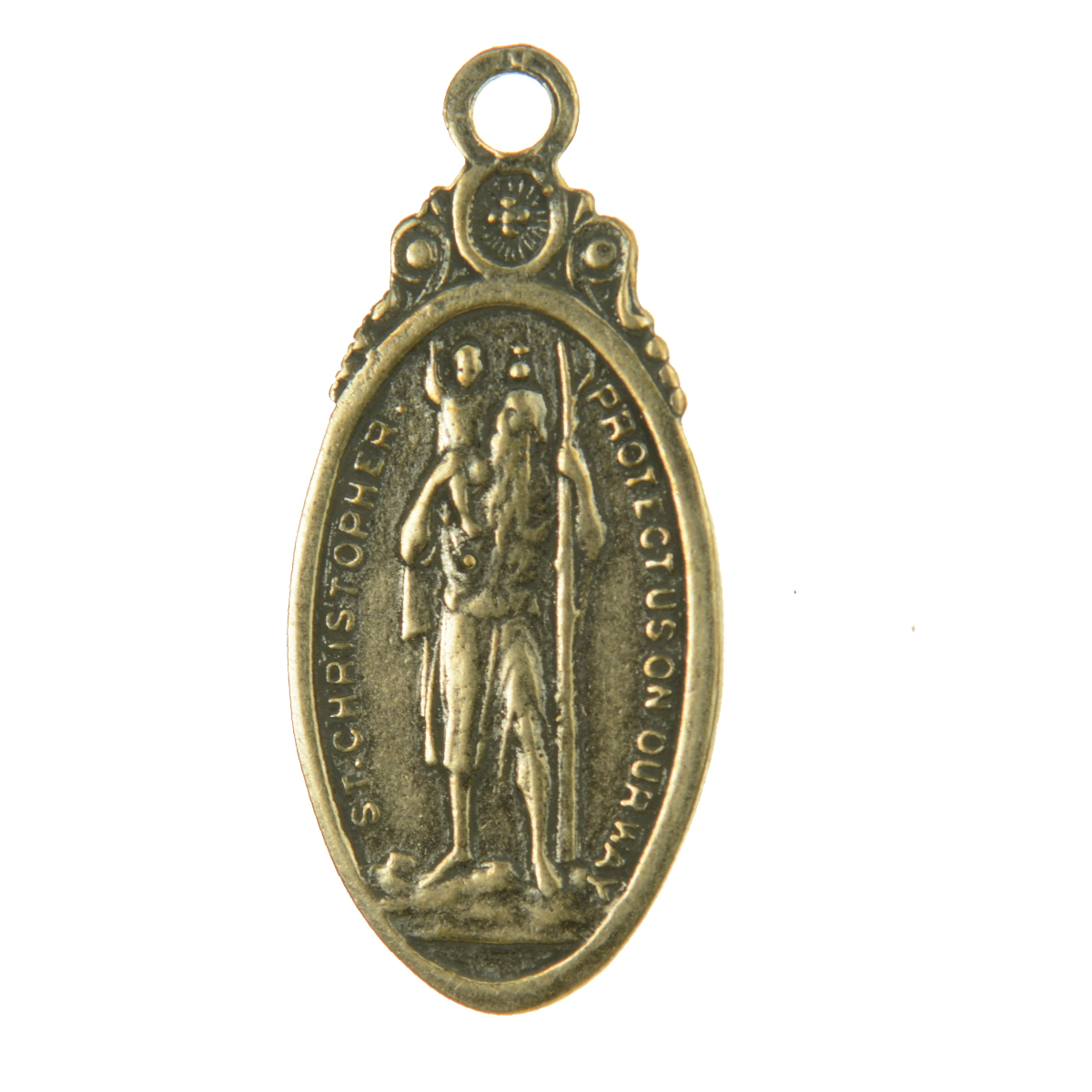 St. Christopher Protect Us On Our Way Medallion | 4121