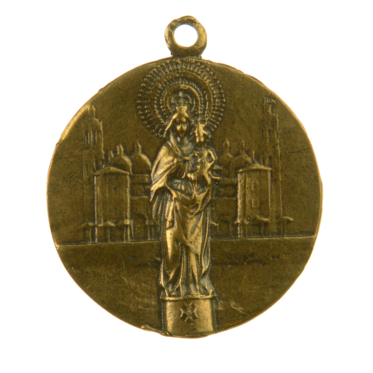 Still Life St. Barbara And Tower Medallion | 4127