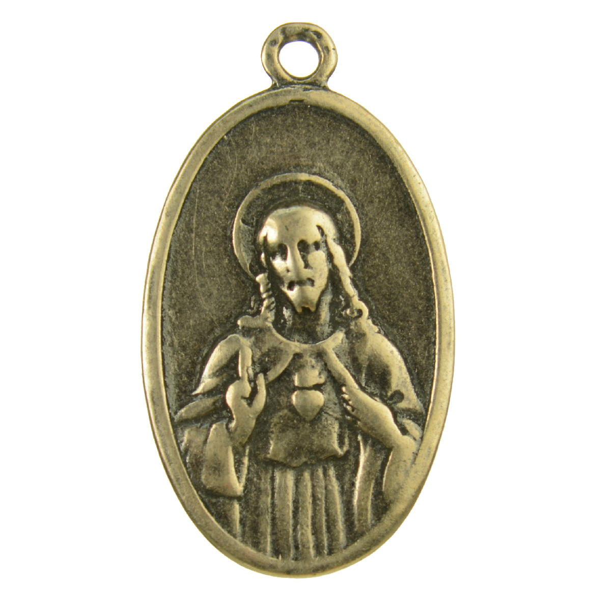 Mother Mary Heart Sorrow Ancient Medallion | 4130