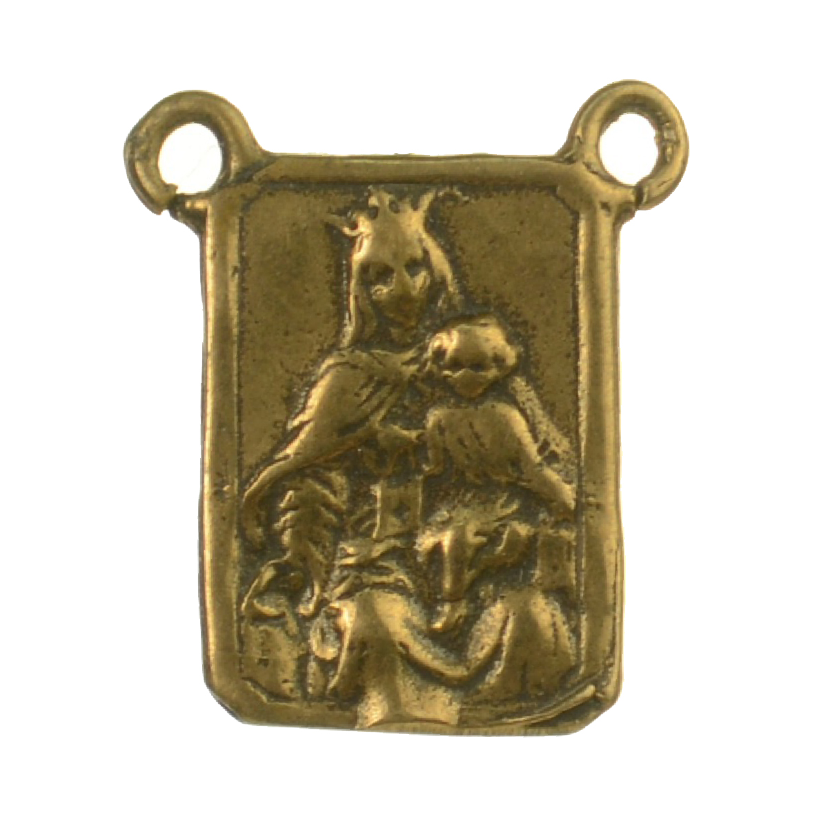Abstract St. Joseph Baby Jesus Ancient Medallion | 4145