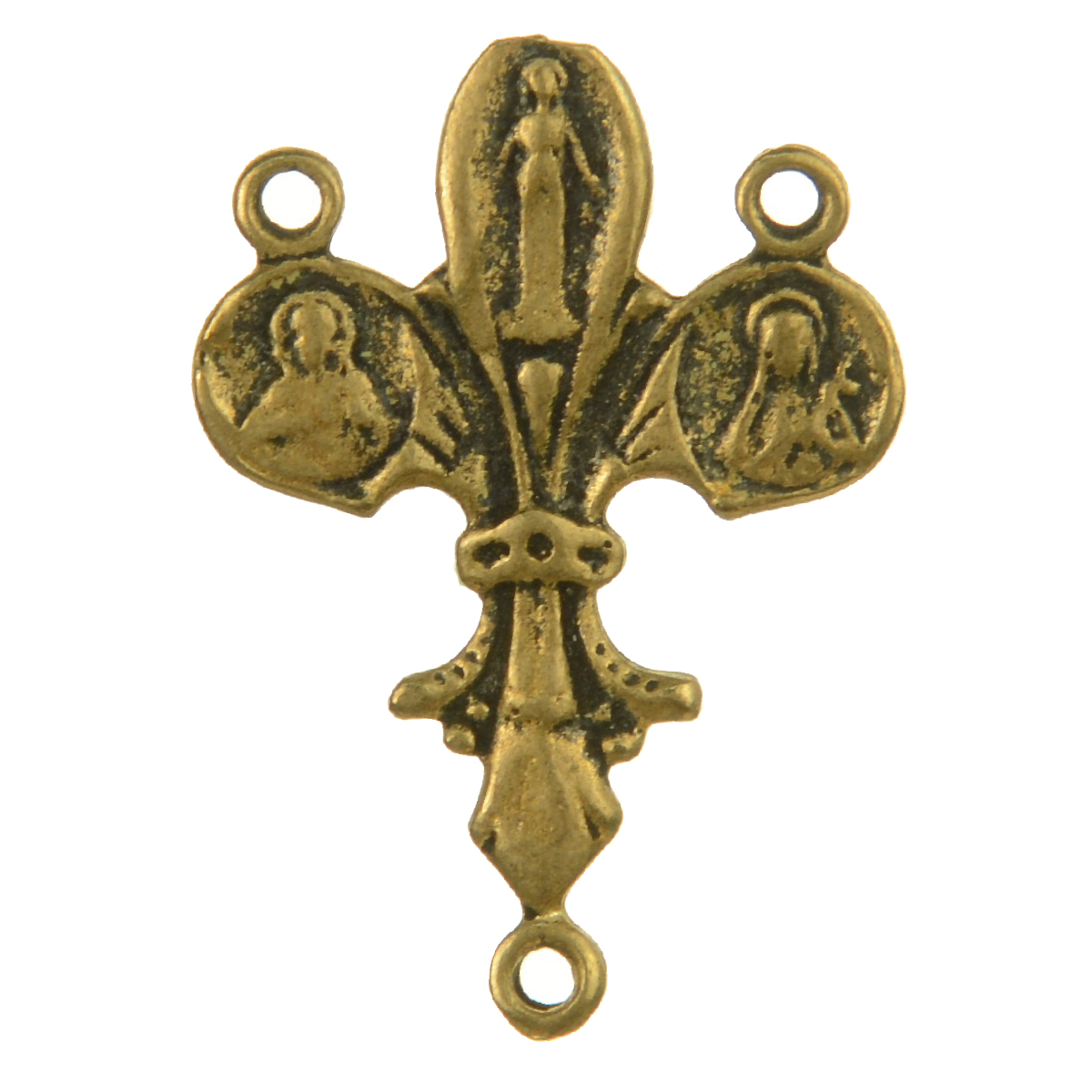 Three Way Religious Cross Pendant Medallion | 4163