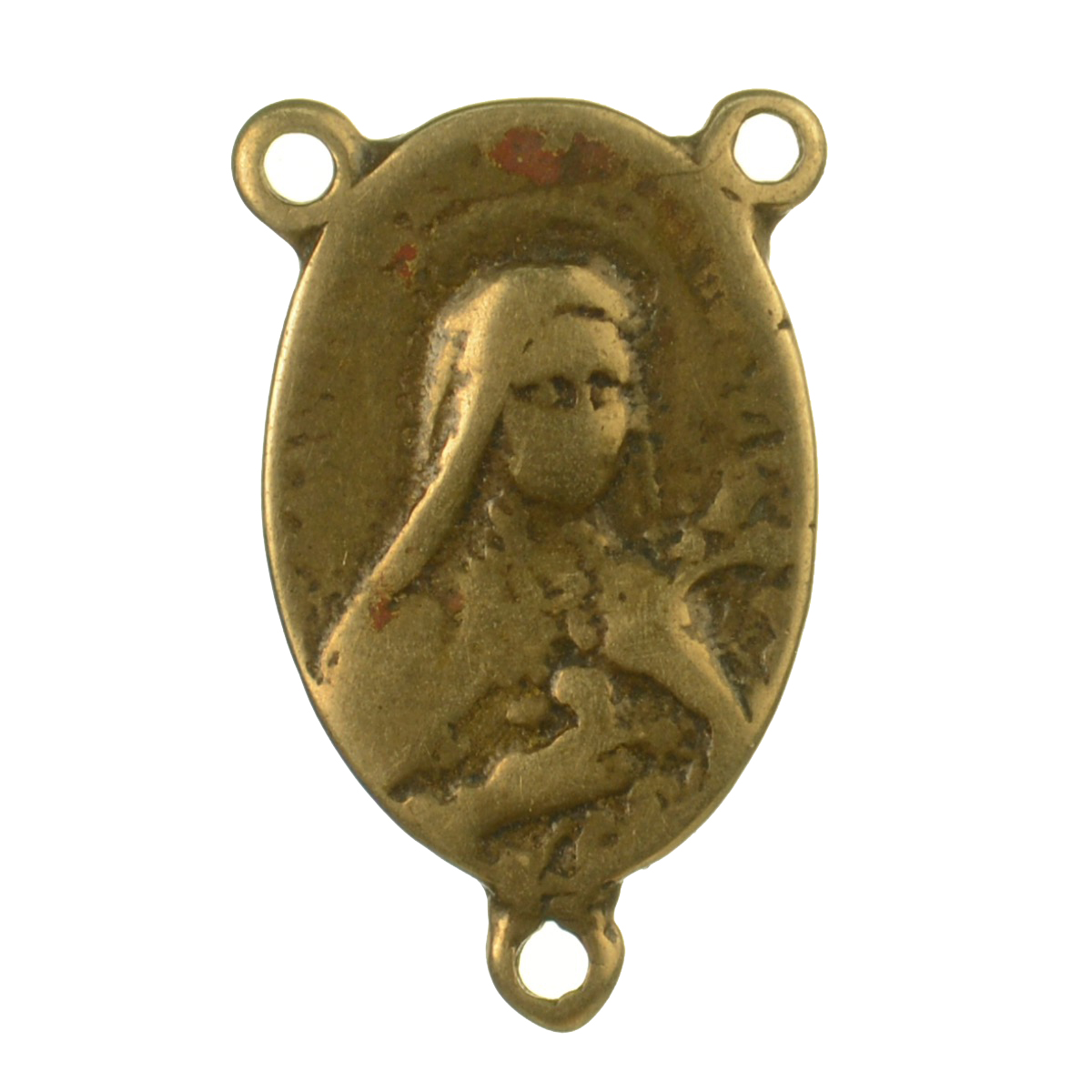 Rustic Mother Mary and Infant Jesus Medallion | 4172