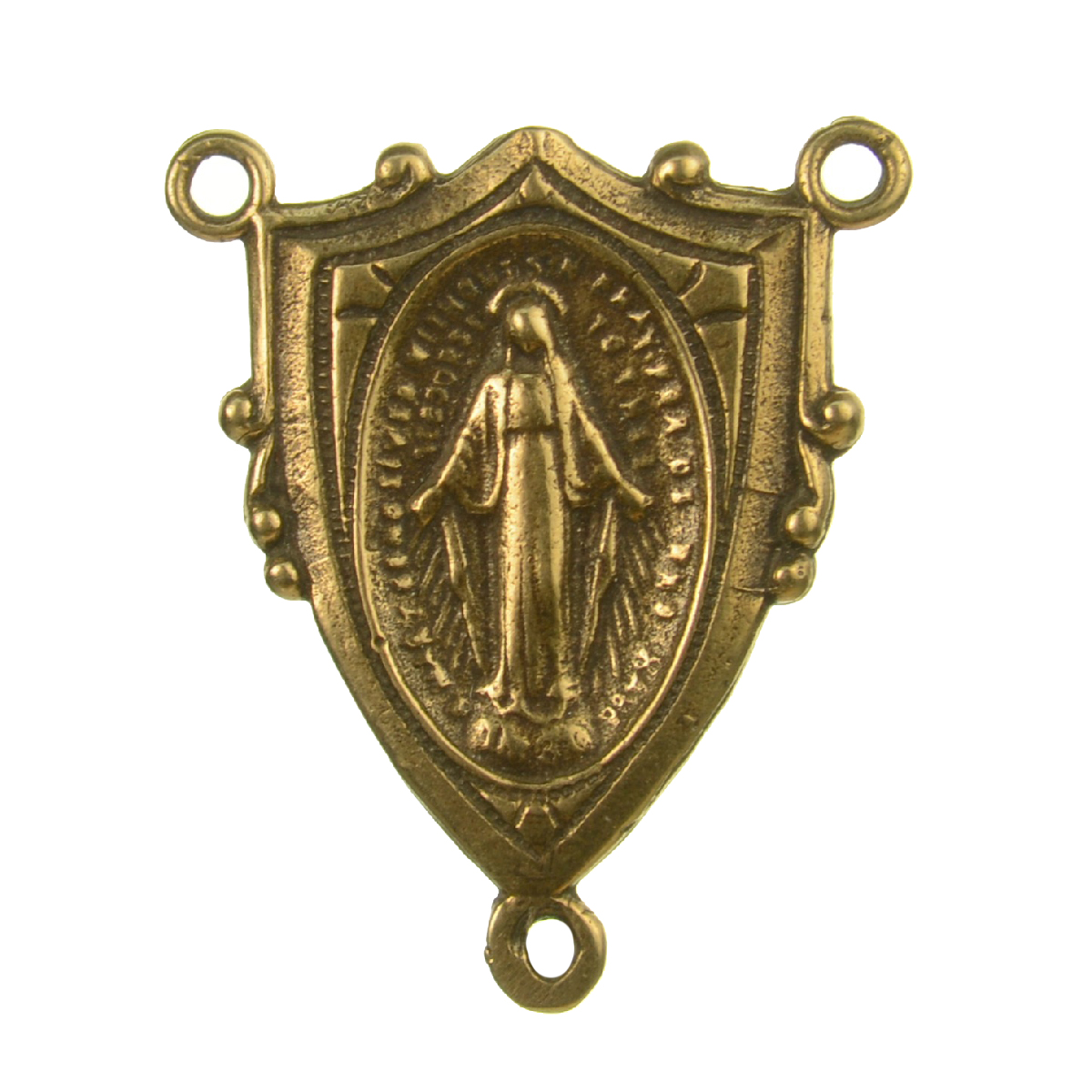 Blessed Virgin Mary Shield Shaped Medallion | 4177