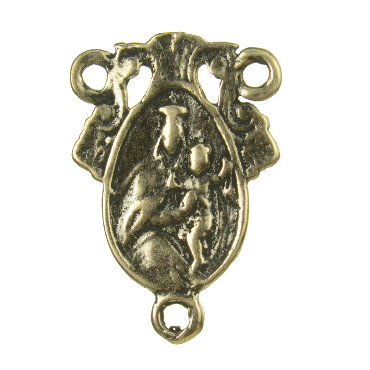 Mother Mary & Baby Jesus Abstract Decorated Medallion | 4183