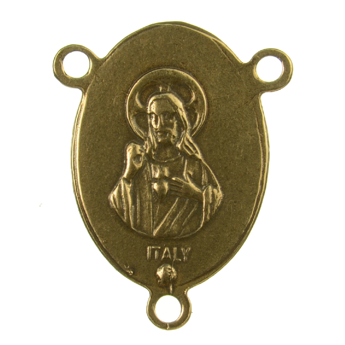 Italy Religious Male With Halo Medallion | 4193