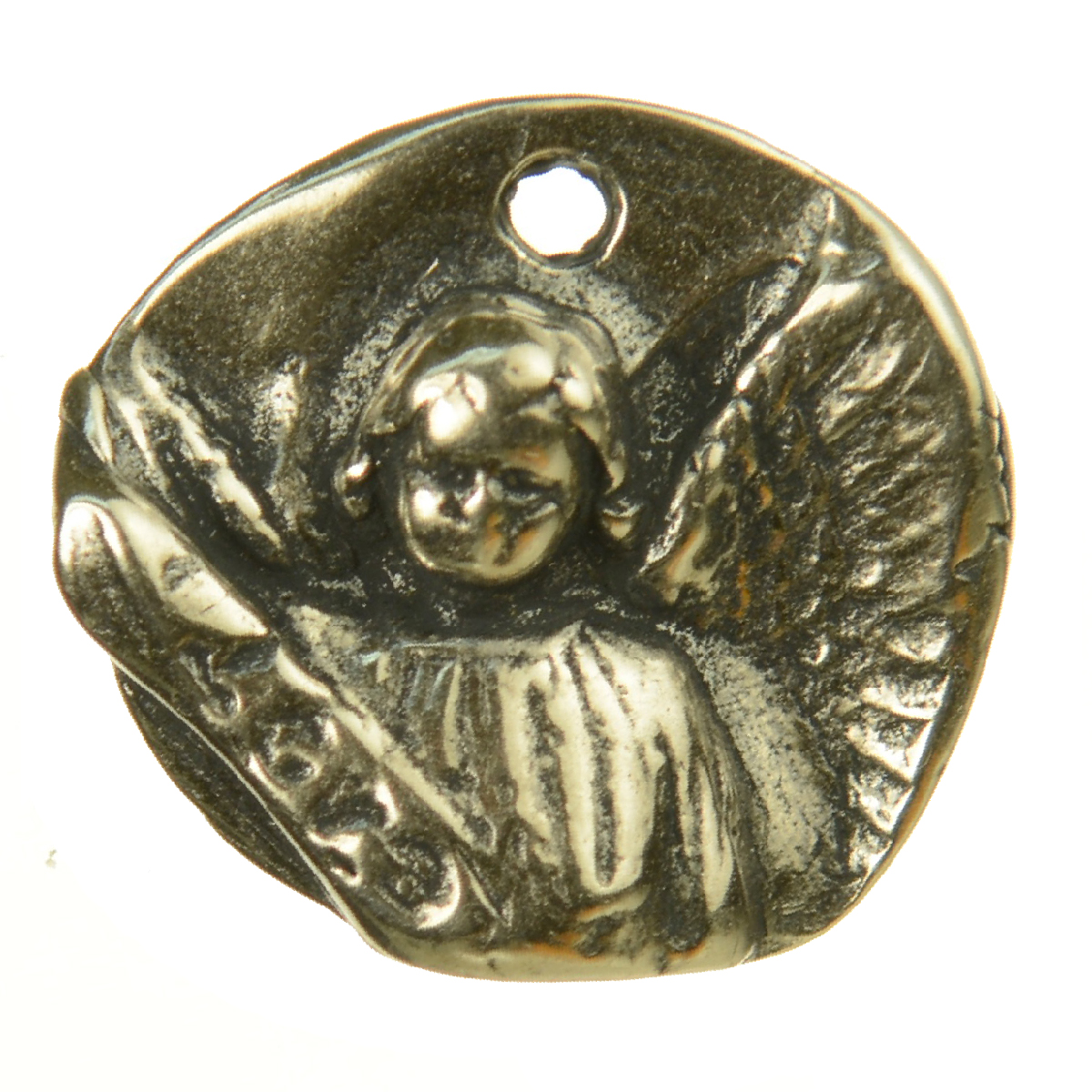 Angel Image Ancient Embossed Medallion | 4219