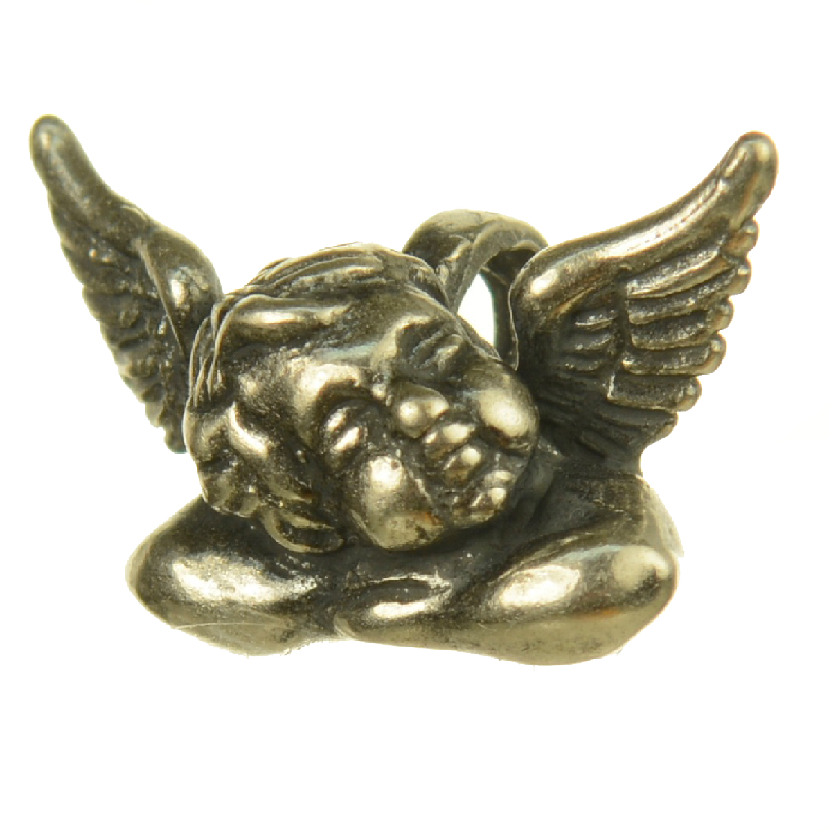 Archaic Male Facial Angel Antique Medallion | 4222